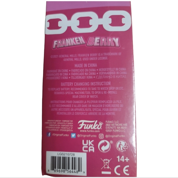 Funko Pop Franken Berry Watch General Mills Limited Edition 2000 pc (#02) - Picture 8 of 9